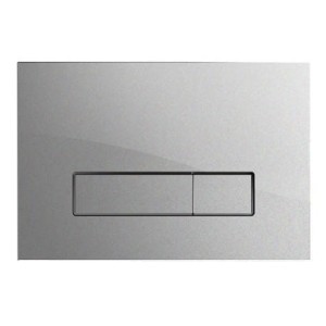 MEPA ORBIT OZDOBNY 2-ILOŚCIOWY PRZYCISK SPŁUKUJĄCY SREBRNY 421 847